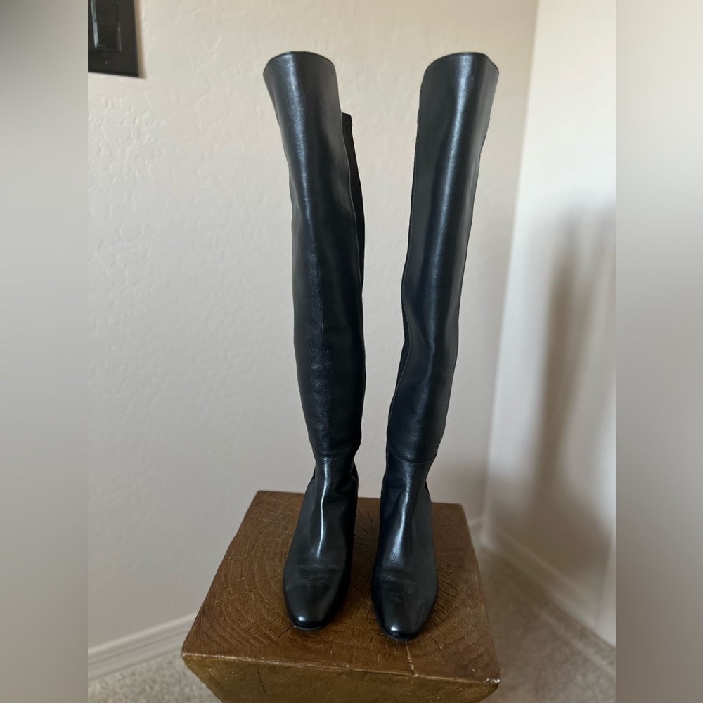 Stuart Weitzman reserve over the knee heeled boots